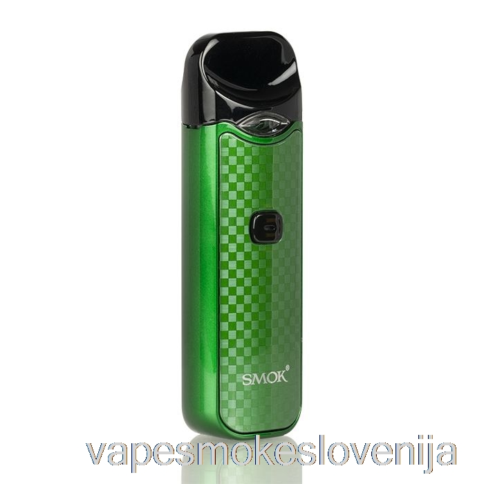 Vape Slovenija Smok Nord 15w Pod Kit Zelena Ogljikova Vlakna